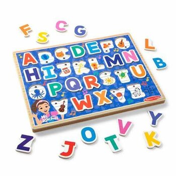 Melissa & Doug Ms. Rachel ABC sound puzzle