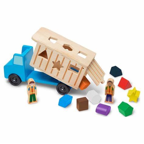 Melissa & Doug Shape-Sorting Dump Truck