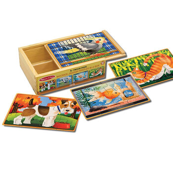 Melissa & Doug Pets Jigsaw Puzzles in a Box