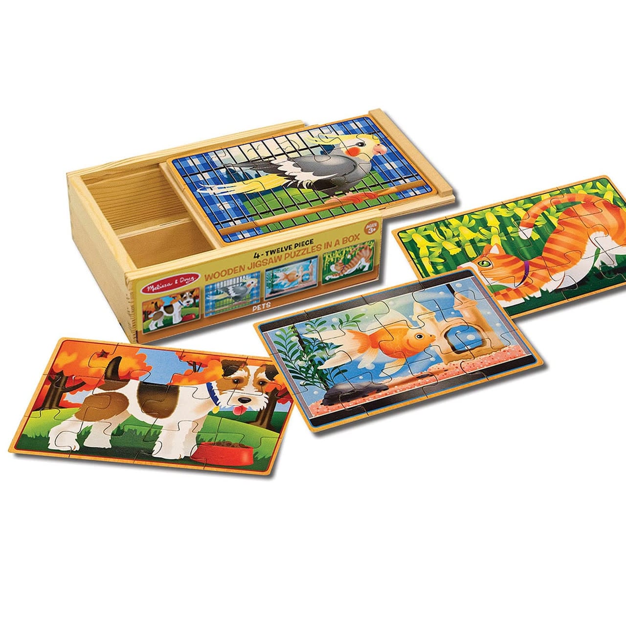 Melissa & Doug Pets Jigsaw Puzzles in a Box