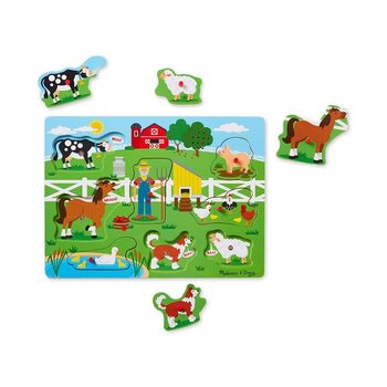 Melissa & Doug Old MacDonald's Farm Sound Puzzle