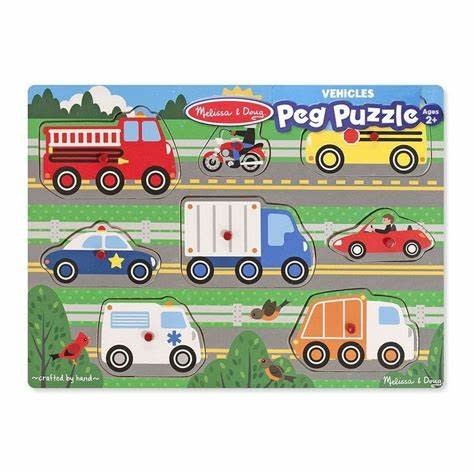 Melissa & Doug Vehicles Peg