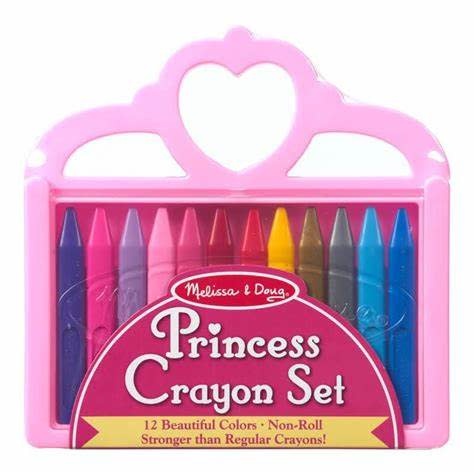 Melissa & Doug Princess Crayon Set