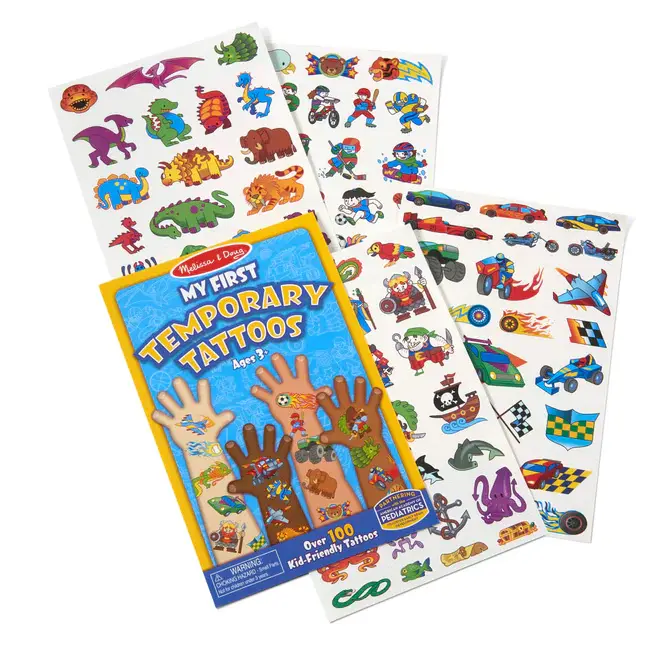 Melissa & Doug My First Temporary Tattoos - Blue