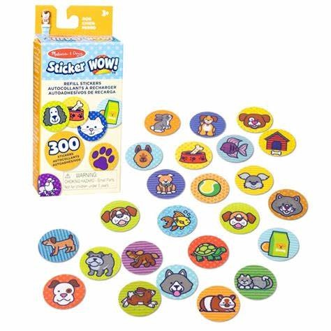 Melissa & Doug Sticker WOW! Refill Stickers - Pets