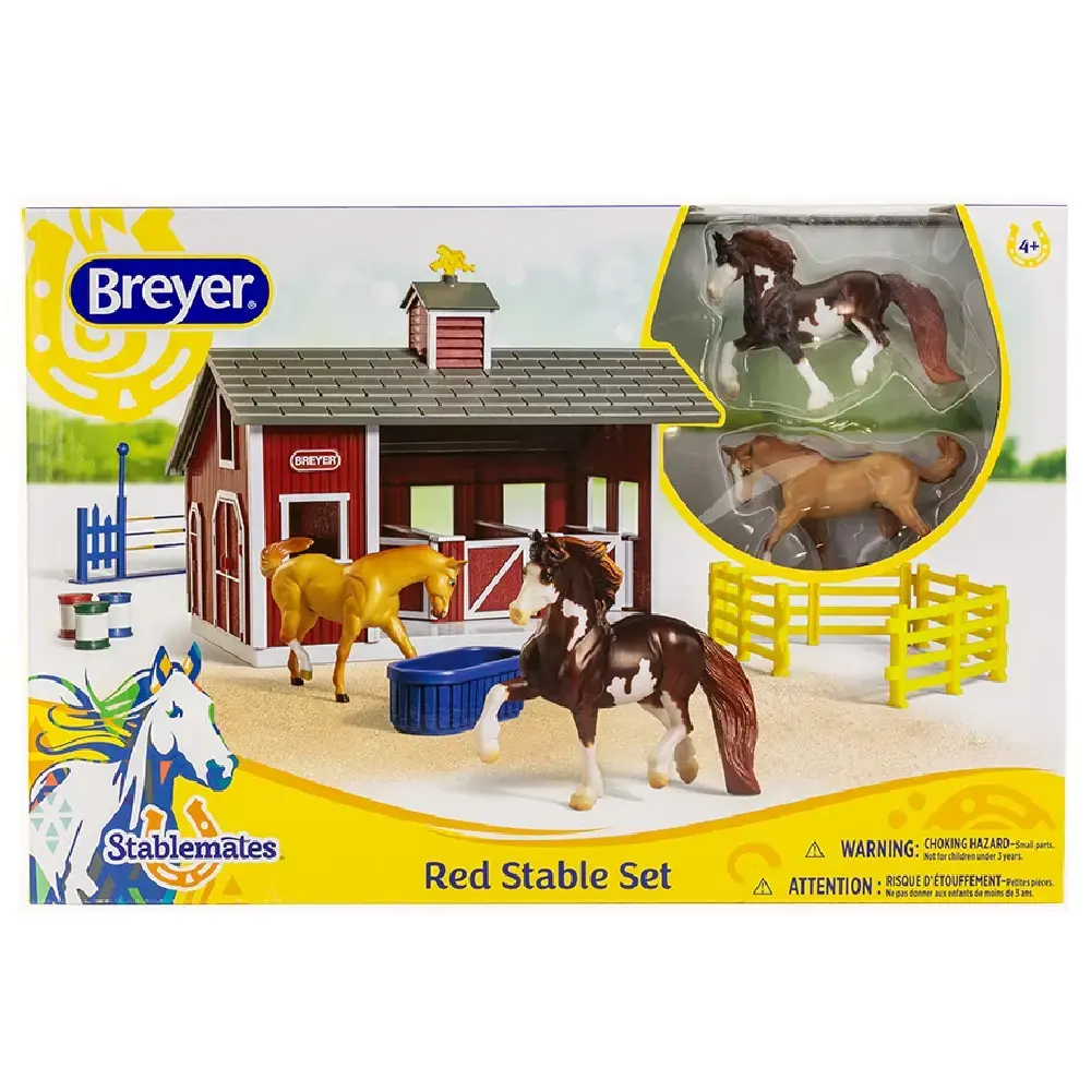 Red Stable Playset - PLAYNOW! Toys and Games
