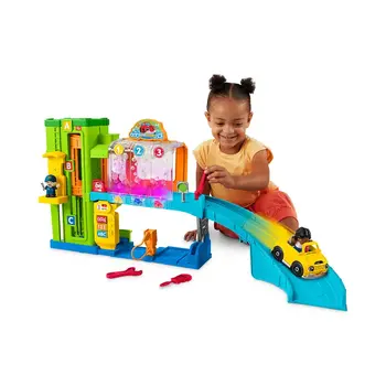 Fisher Price Fisher-Price Little People Light-Up Learning Garage