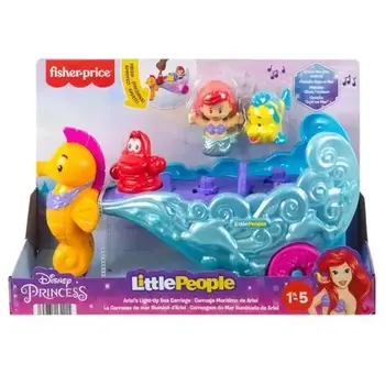 Fisher Price Disney Princess Ariel's Light-Up Sea Carriage by Little People®​