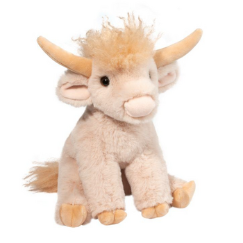Douglas Laddie Flower HIGHLAND COW  Mini Soft