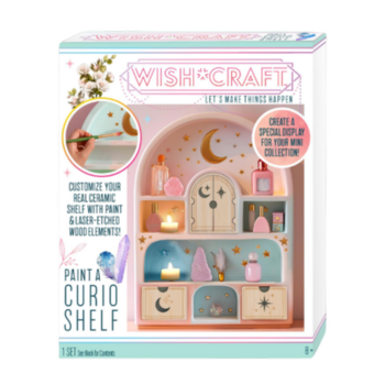 Bright Stripes Wish*Craft Paint A Curio Shelf