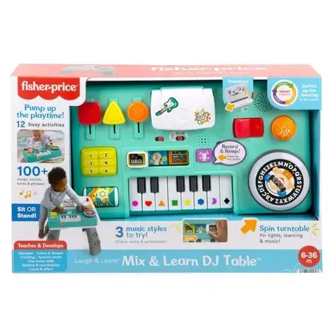 Fisher Price Laugh & Learn Mix & Learn DJ Table