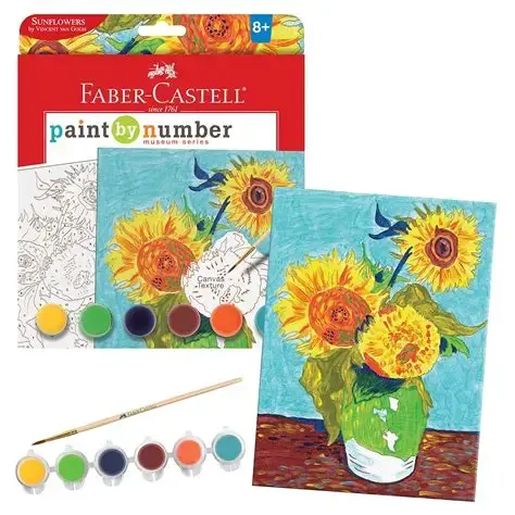 Faber-Castell Paint By Number Museum Series-Sunflowers