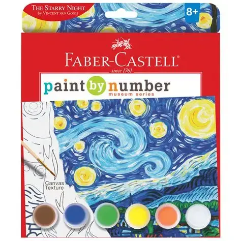 Faber-Castell Paint By Number Museum Series-The Starry Night