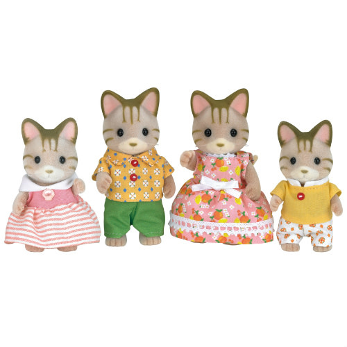 Calico Critters * Striped Cat Family