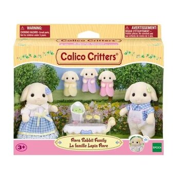 Calico Critters Flora Rabbit Family - NEW 2024