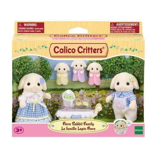 Calico Critters Flora Rabbit Family - NEW 2024
