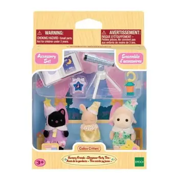 Calico Critters Nursery Friends Sleepover Party Trio
