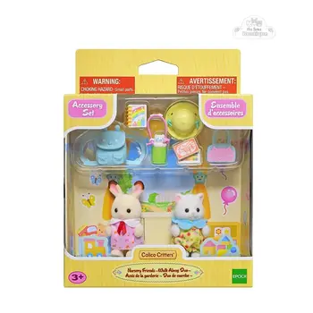 Calico Critters Nursery Friends Walk Along Duo