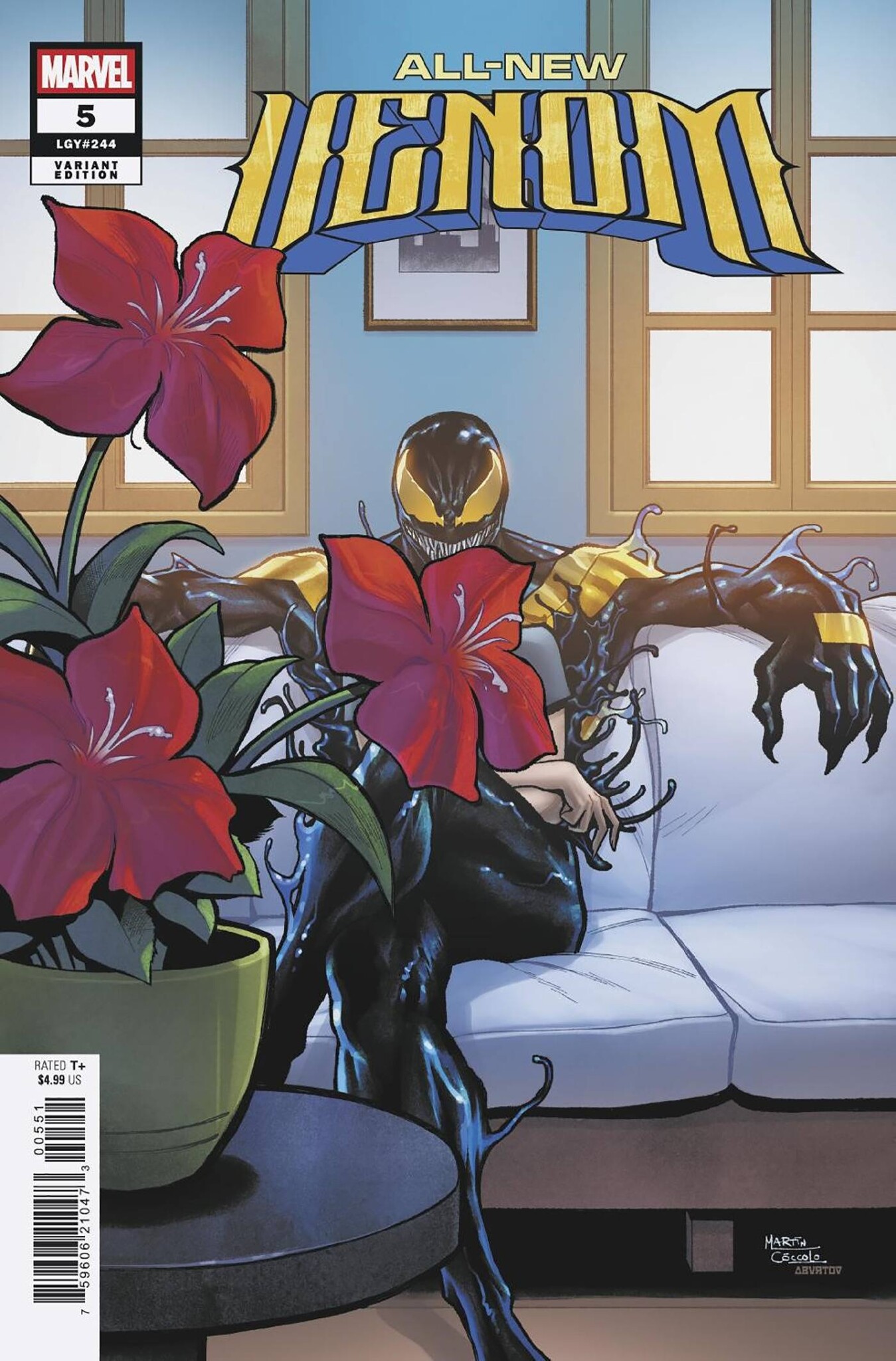 Marvel ALL-NEW VENOM #5 MARTIN COCCOLO SPOILER VARIANT