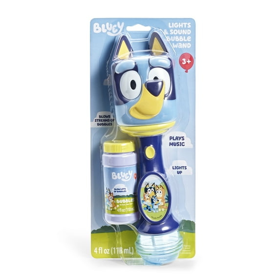 BLUEY LIGHTS AND SOUNDS  BUBBLE WAND