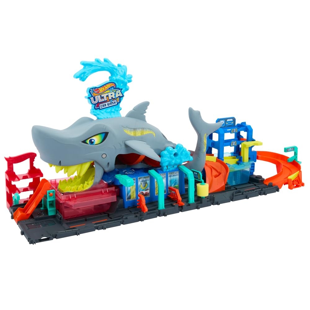 Hot Wheels® Ultra Shark Car Wash, playset