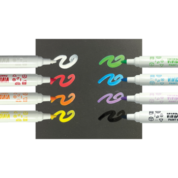 Vivid Pop! 8 Water Based Paint Markers - Pastel