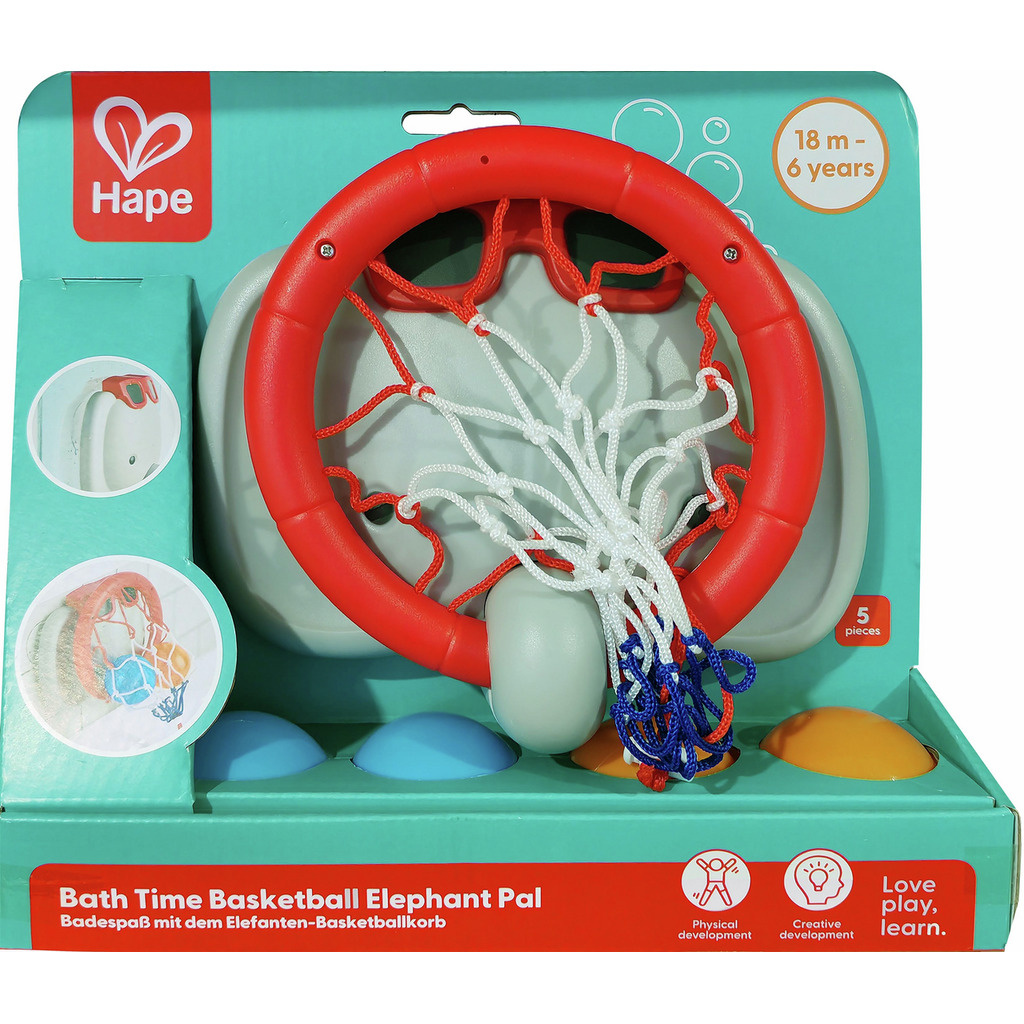 Hape Bath Time Basketball Elephant Pal