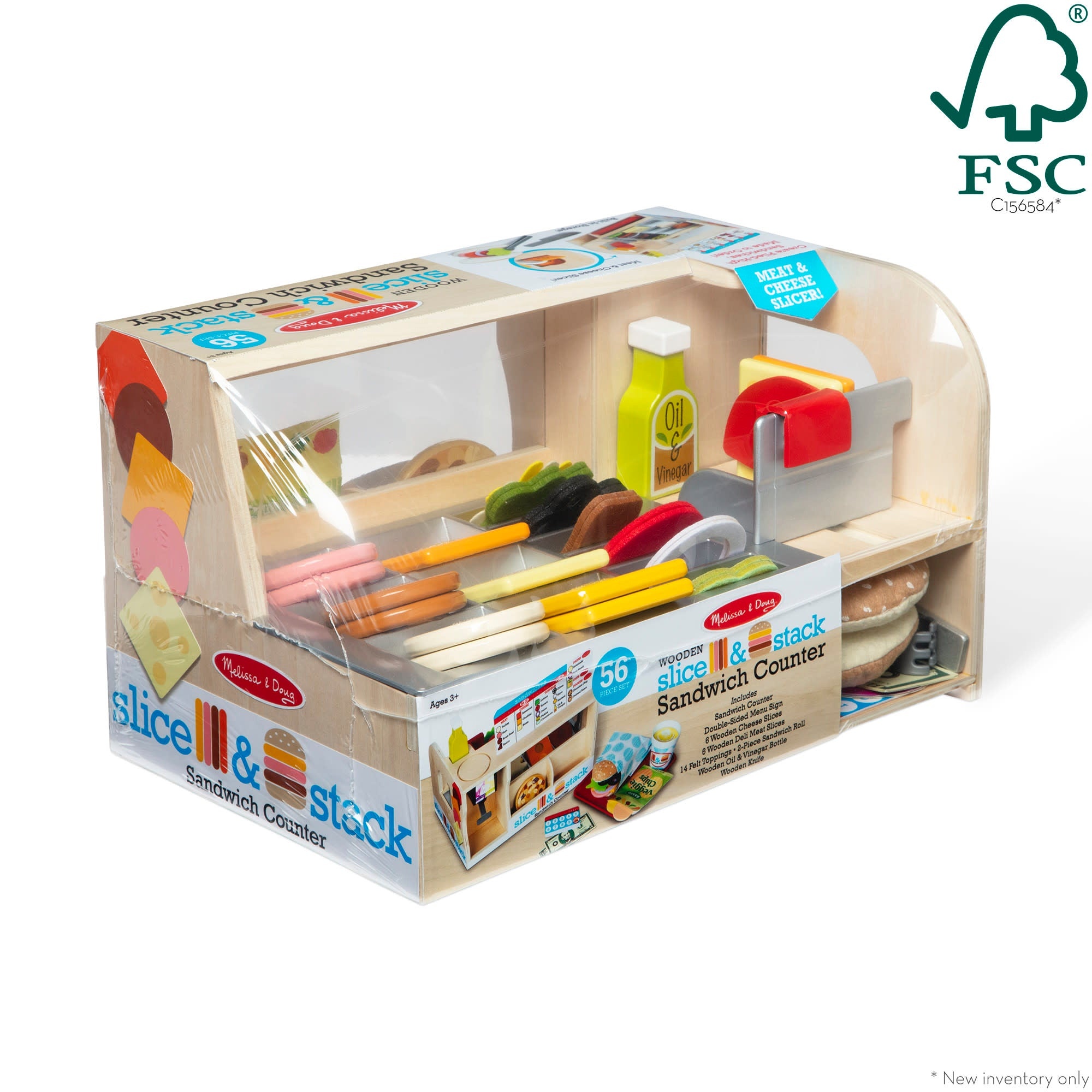 Melissa & Doug Slice & Stack Sandwich Counter