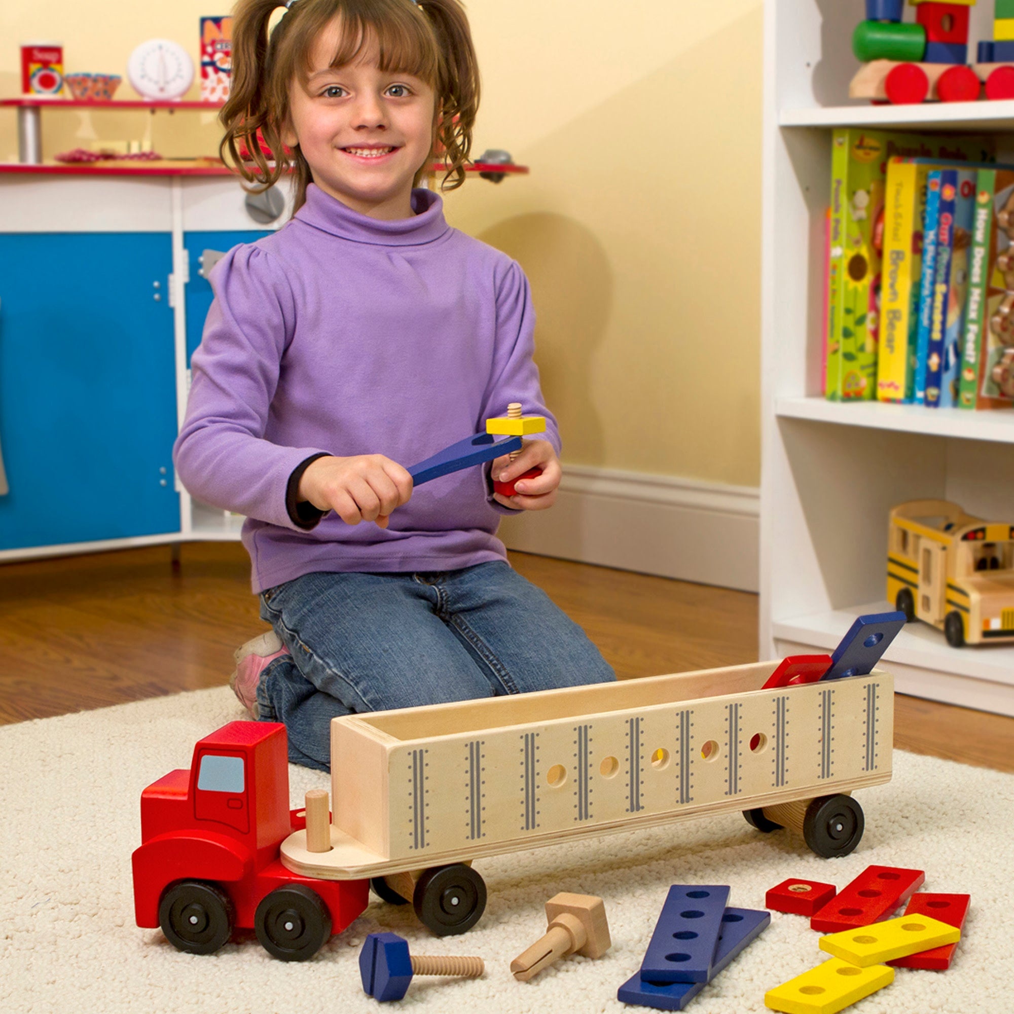 Melissa & Doug Big Rig Building Set