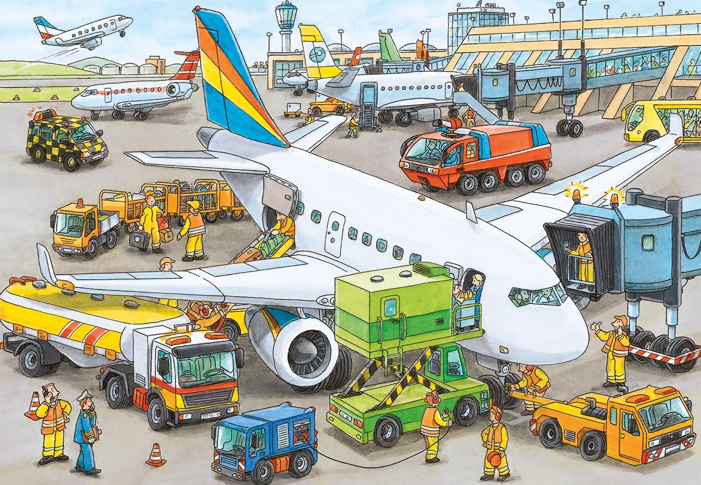 Ravensburger Busy Airport   35 pc Puzzle