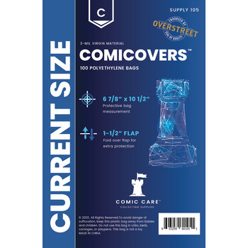 COMICARE CURRENT PE BAGS (PACK OF 100)