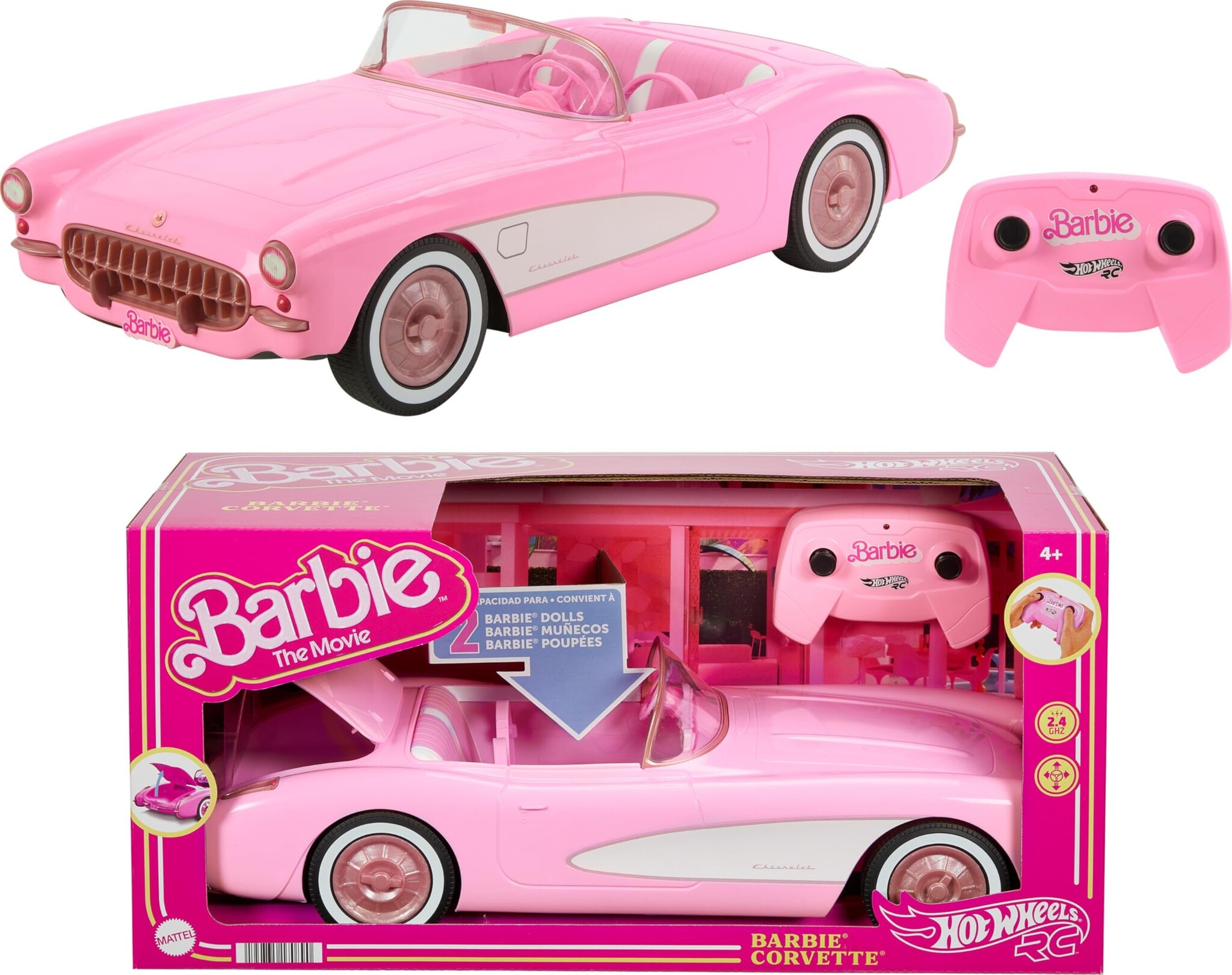 Barbie HOT WHEELS® RC BARBIE® CORVETTE® Vehicle