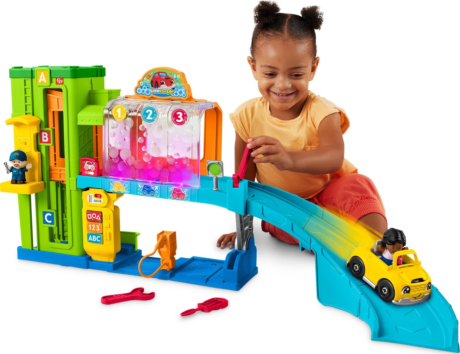 Fisher Price Fisher-Price Little People Light-Up Learning Garage