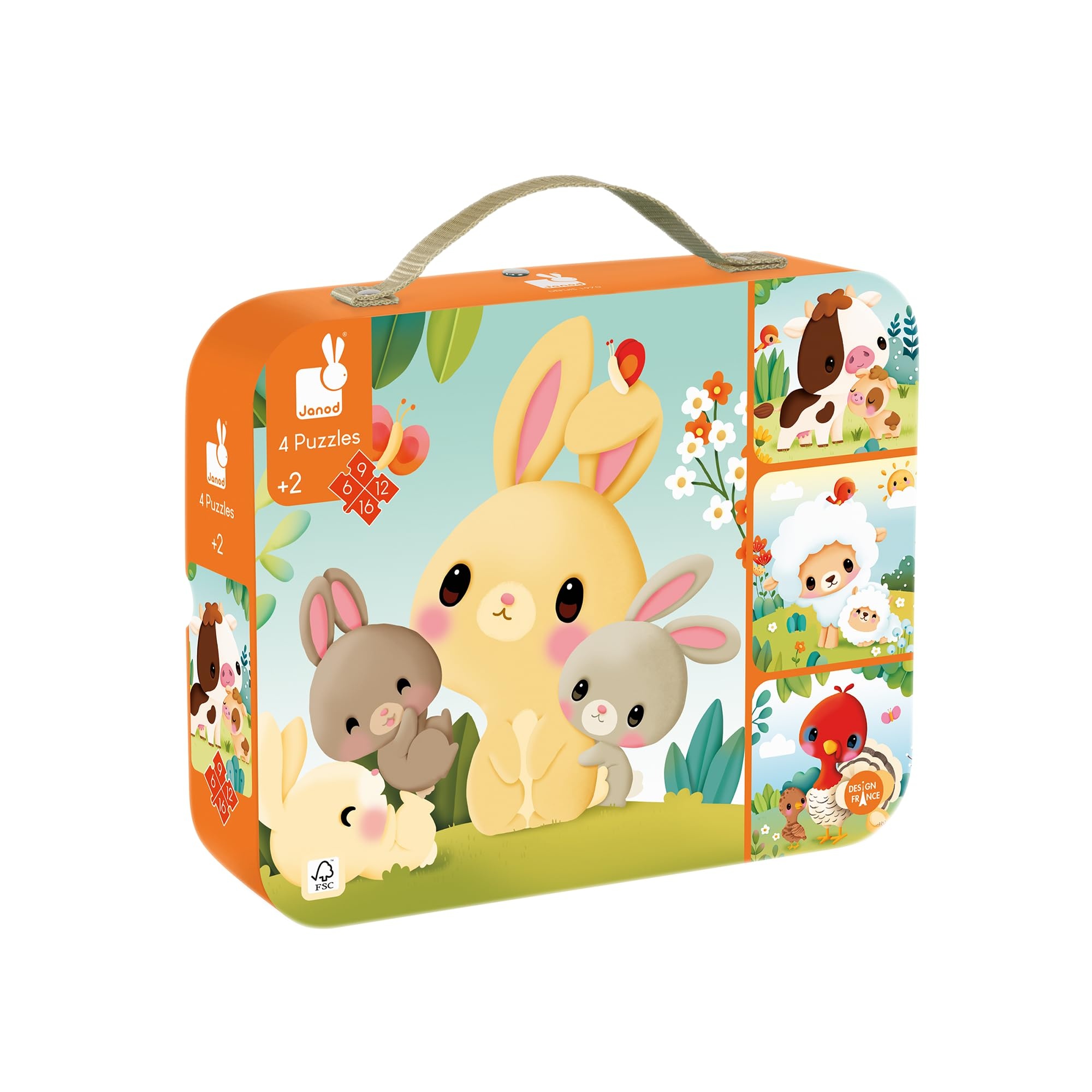 JURA Toys FARM ANIMAL (4 PROGRESSIVE PUZZLES)