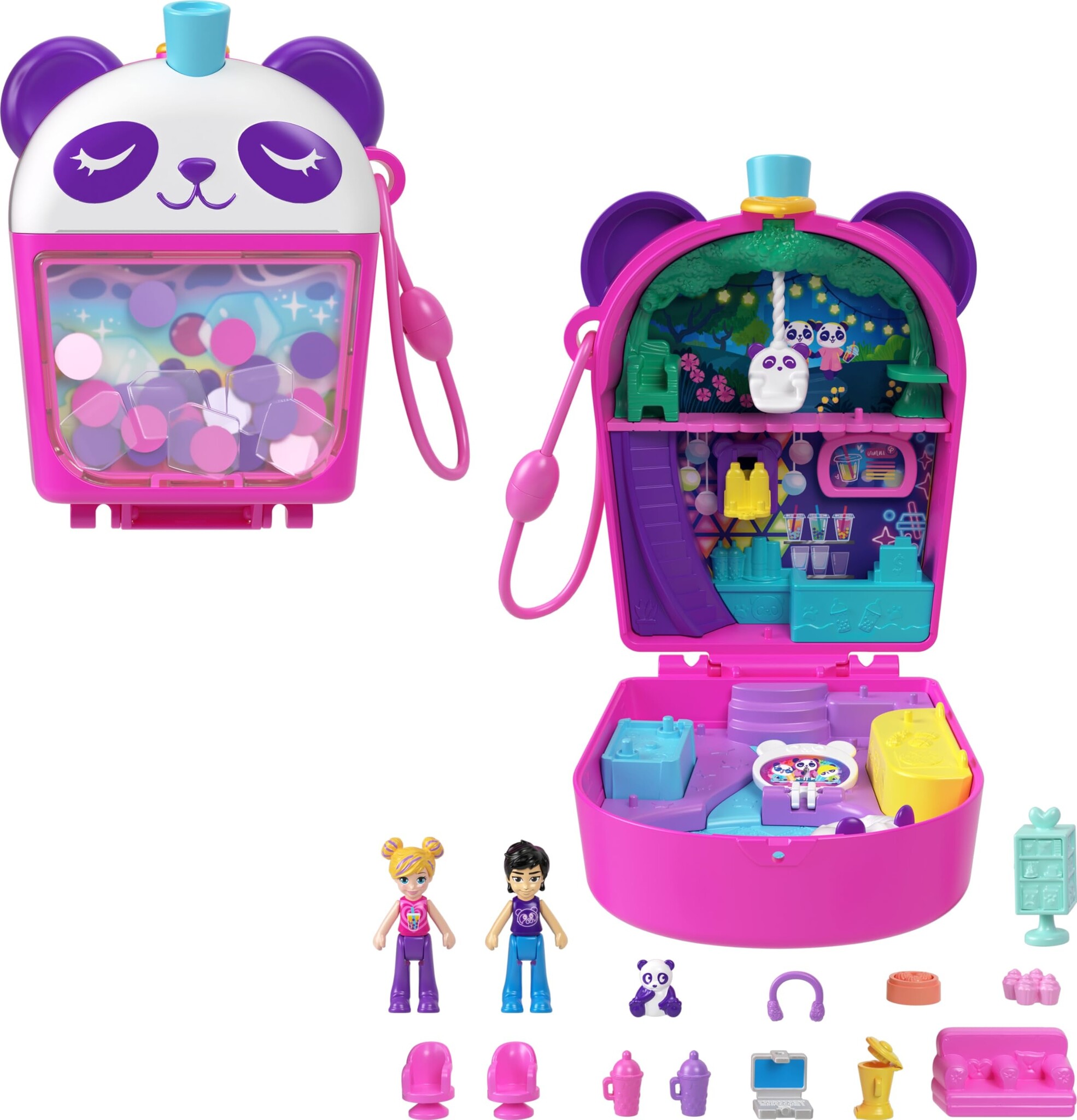 POLLY POCKET™ Bubble Tea Panda Compact