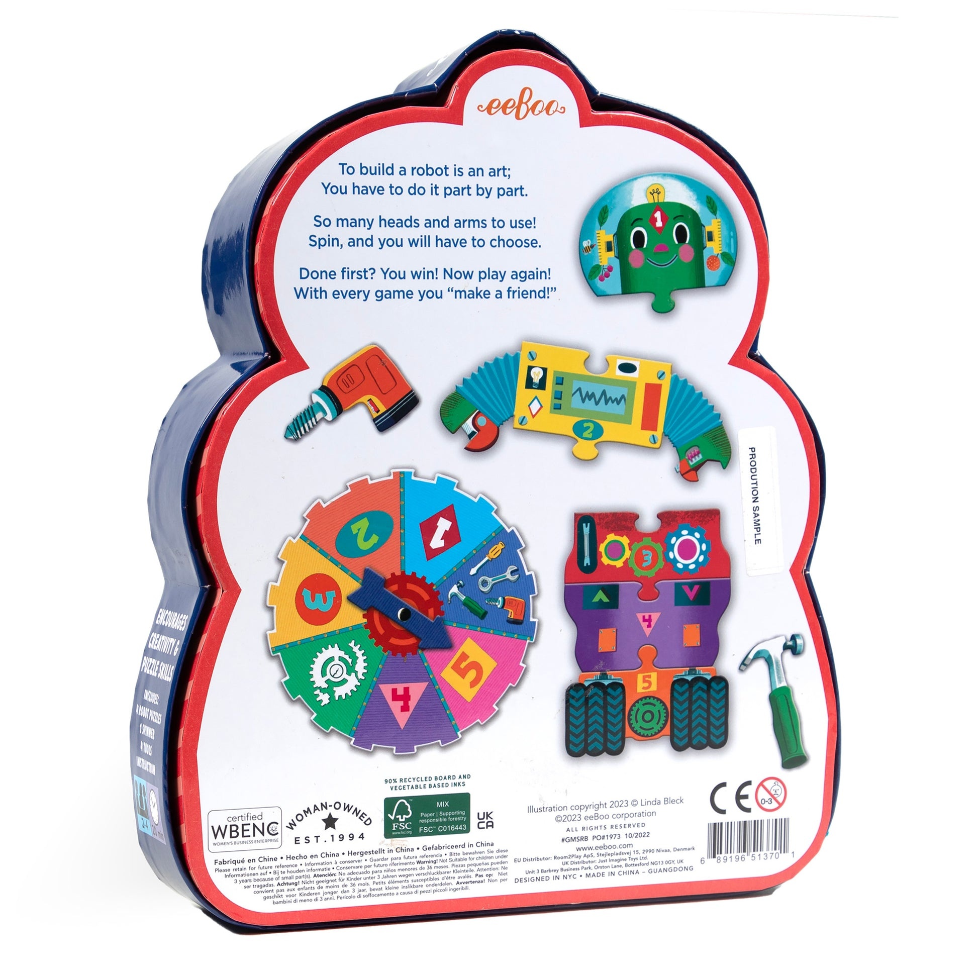 eeBoo Build a Robot game