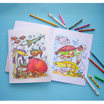 Bright Stripes Color Craze Ocean