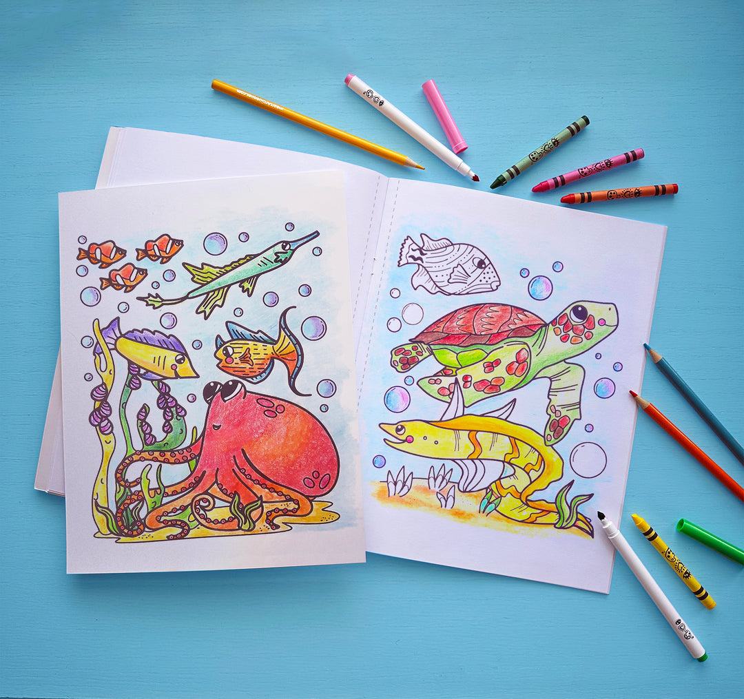 Bright Stripes Color Craze Ocean