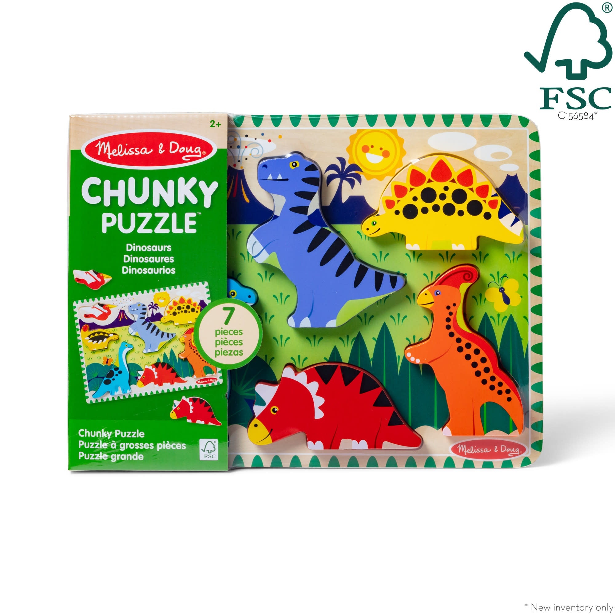 Melissa & Doug Dinosaurs Chunky Puzzle