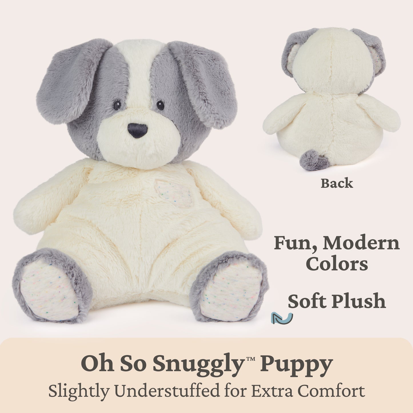 Gund Oh So Snuggly Puppy Plush, 12.5 in