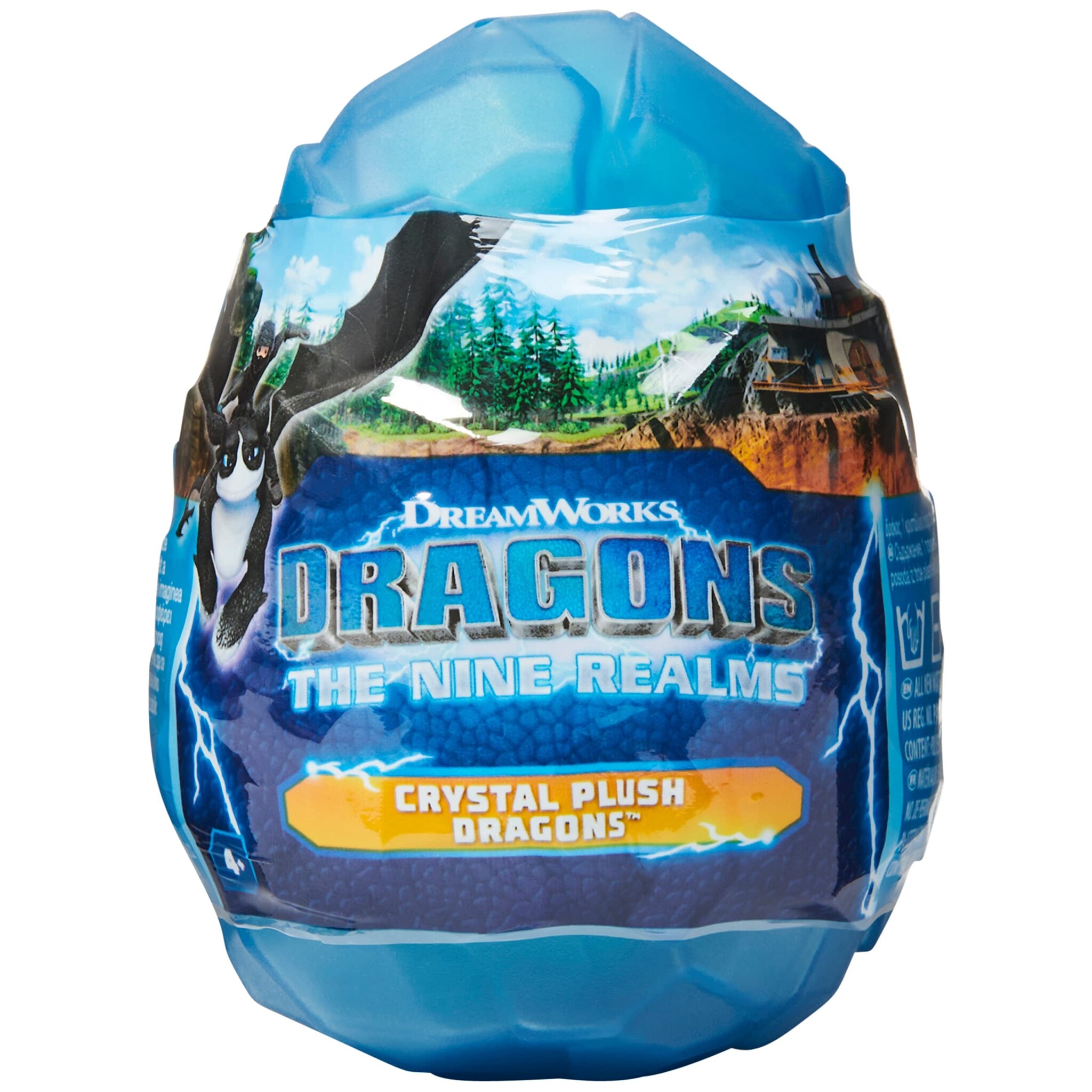 DreamWorks Dragons The Nine  Realms, Crystal Plush Dragons,