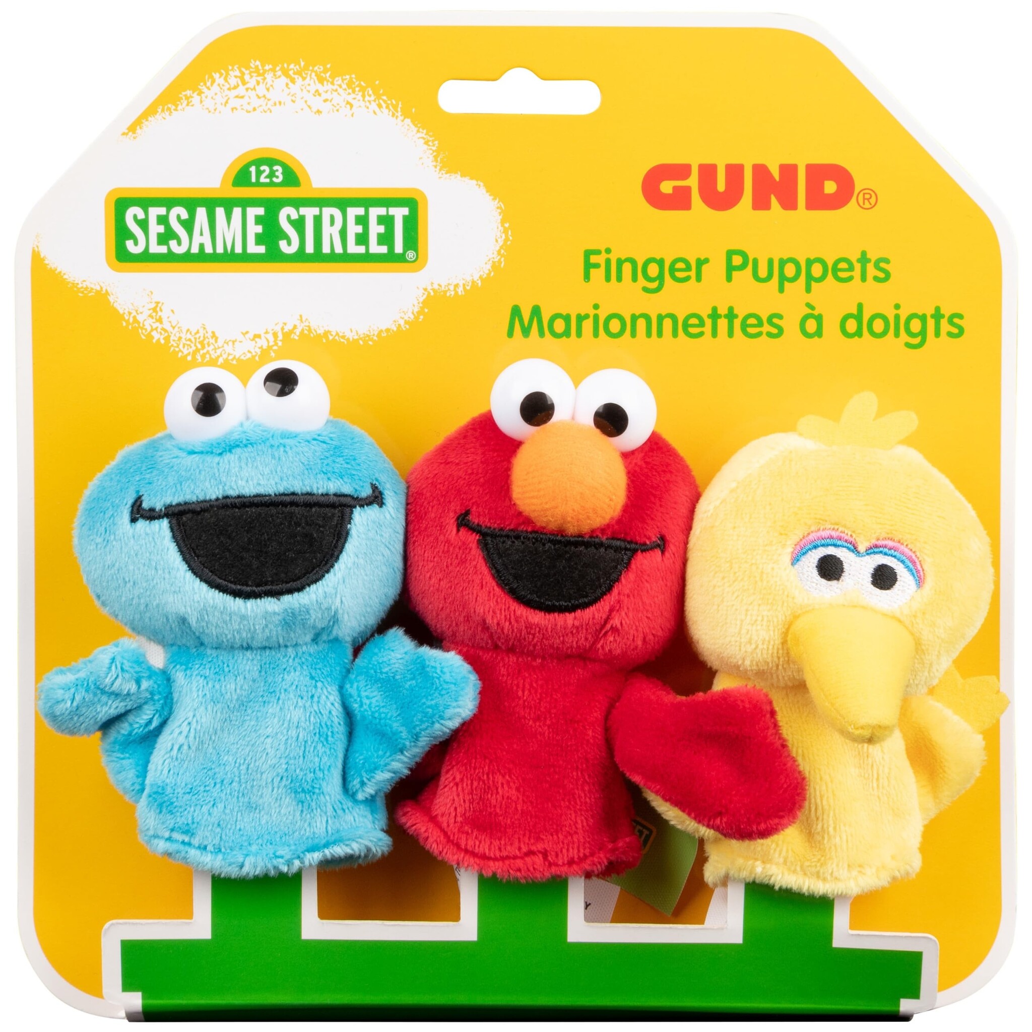 Sesame Street Sesame Street: Finger Puppets Set of 3, 3 in