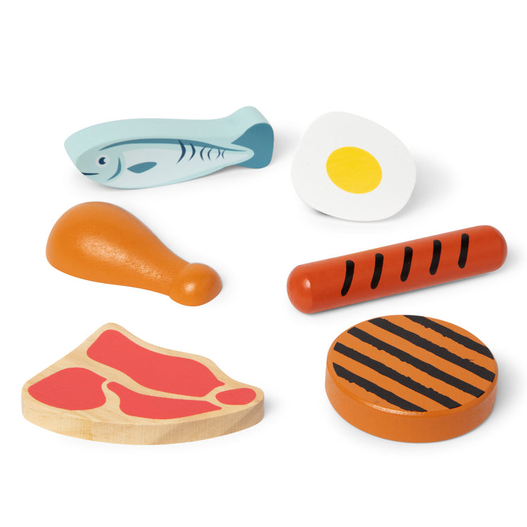 Melissa & Doug Wooden Food Groups Play Set- Protein