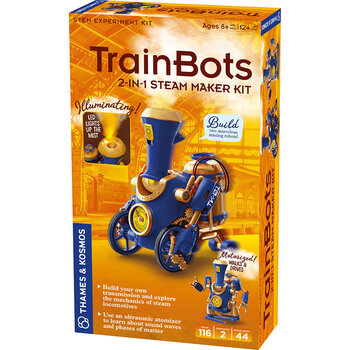 Thames and Kosmos Train Bots: 2-in-1 STEAM Maker Kit