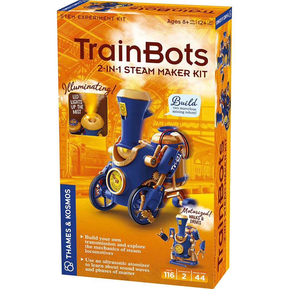 Thames and Kosmos Train Bots: 2-in-1 STEAM Maker Kit