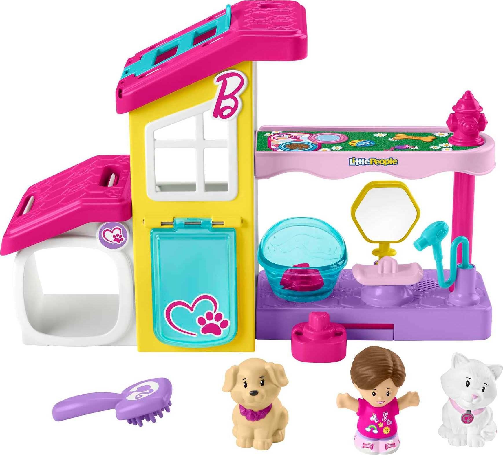 Barbie Little People Barbie Play and Care Pet Spa