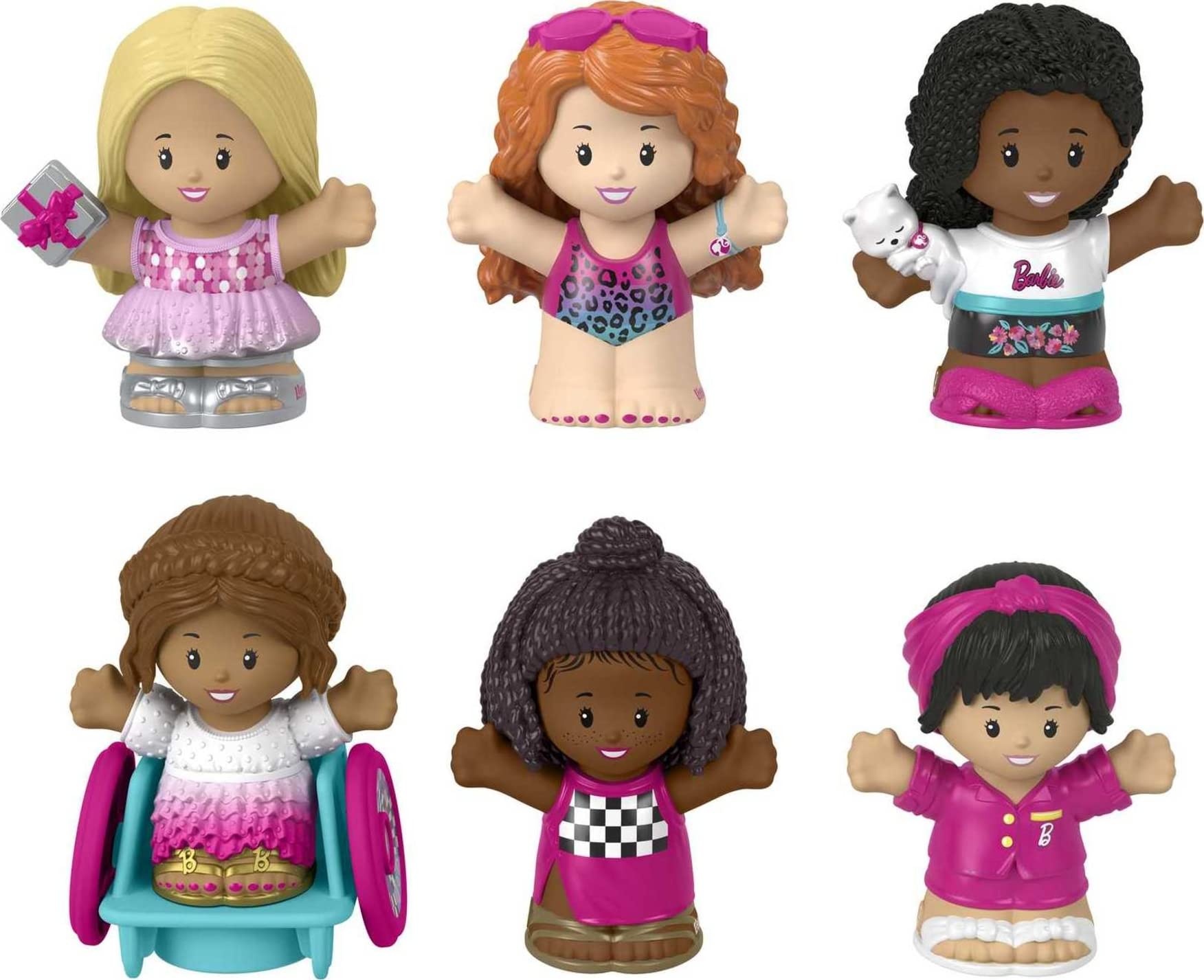 Barbie Little People Barbie 6 Pack