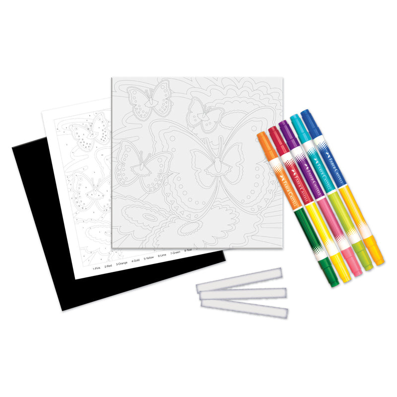 Faber-Castell Color By Number Bloomin' Butterflies