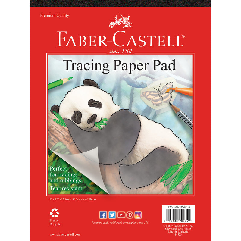 Faber-Castell Tracing Paper Pad 9" x 12"