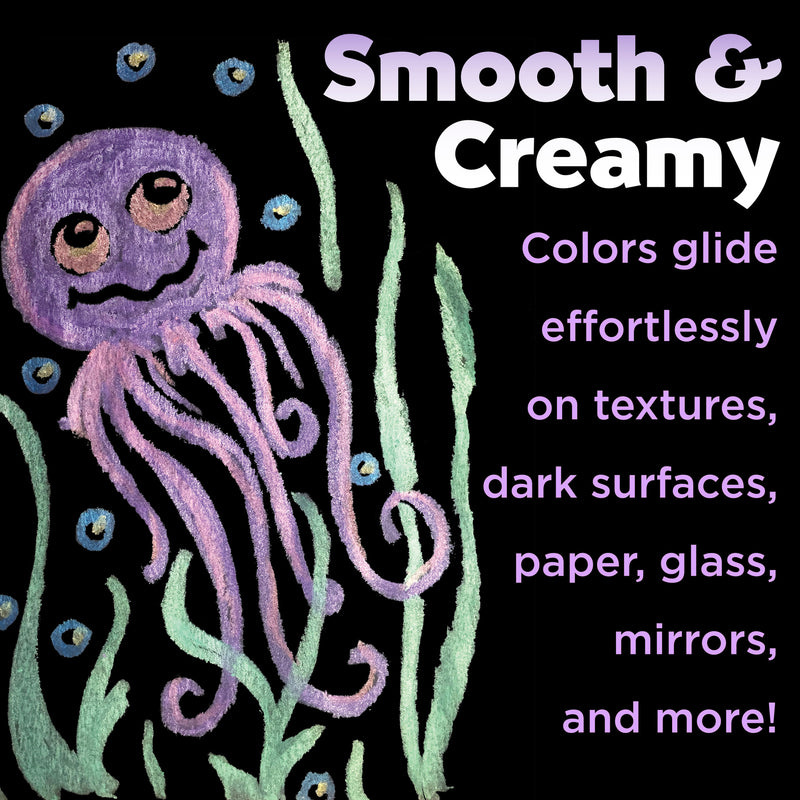 Faber-Castell 6ct Metallic Gel Crayons